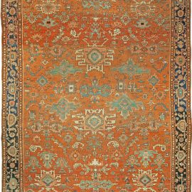 Antique Persian Heriz Rug BB5792