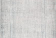 High-quality Blue, Ivory Indian Flat-Weave Rug BB6530