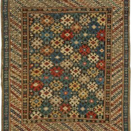 Antique Caucasian Kuba Rug BB6170