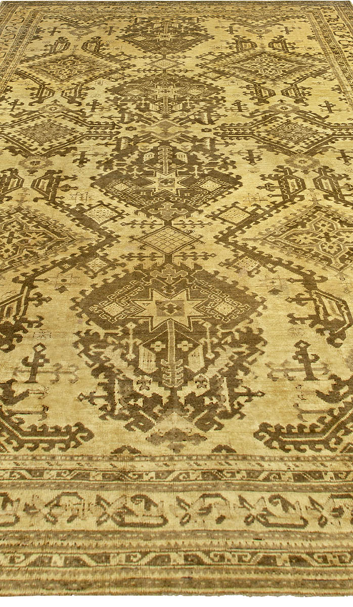 Authentic Turkish Oushak Handwoven Wool Rug, (Size Adjusted) BB5222