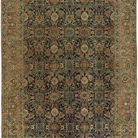 Antique Persian Kirman Handmade Wool Carpet BB1835