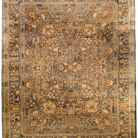 Antique Persian Kirman Handwoven Wool Rug BB4220