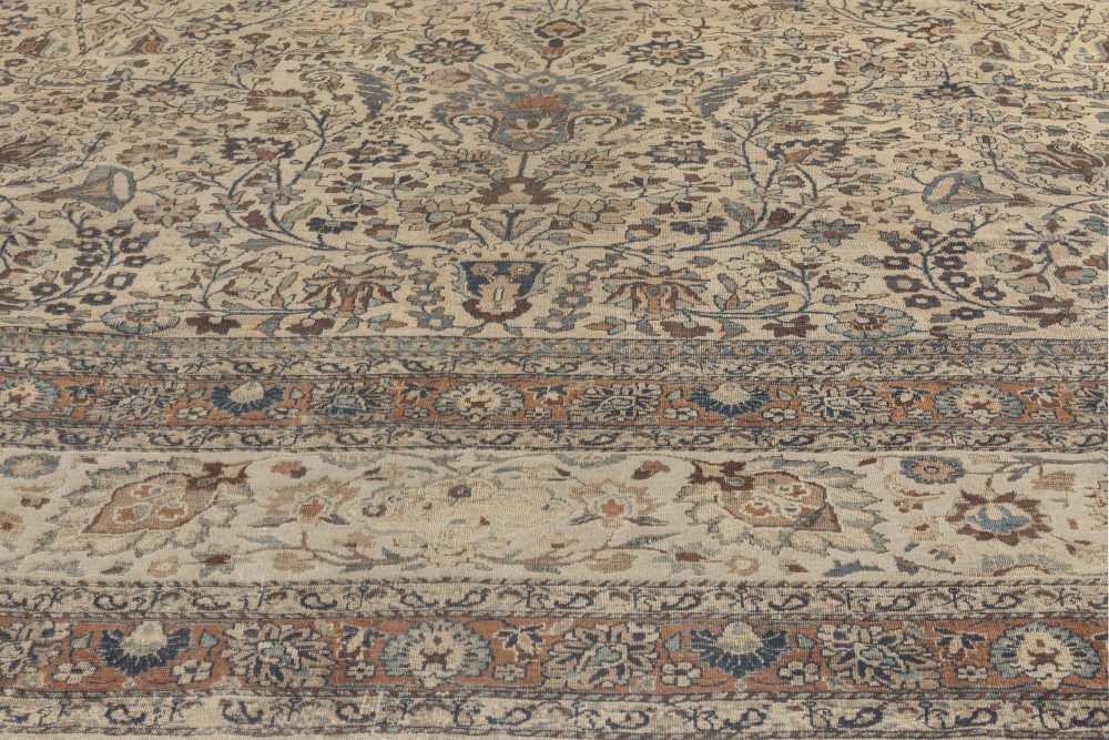 One-of-a-kind Oversized 19th Century Persian Meshad Rug BB7326