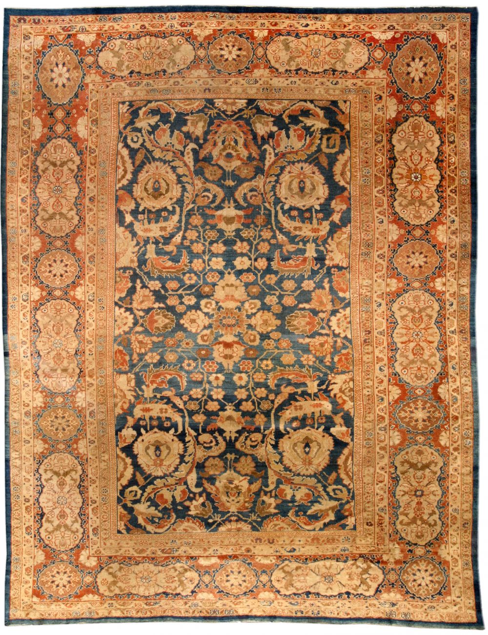 Antique Persian Tabriz Rug BB4519
