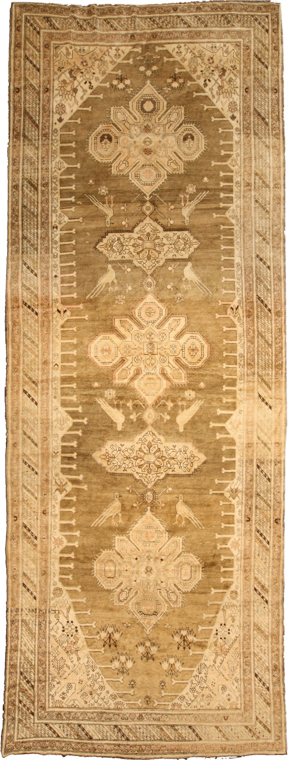 Antique Russian Karabagh wide runner BB4769