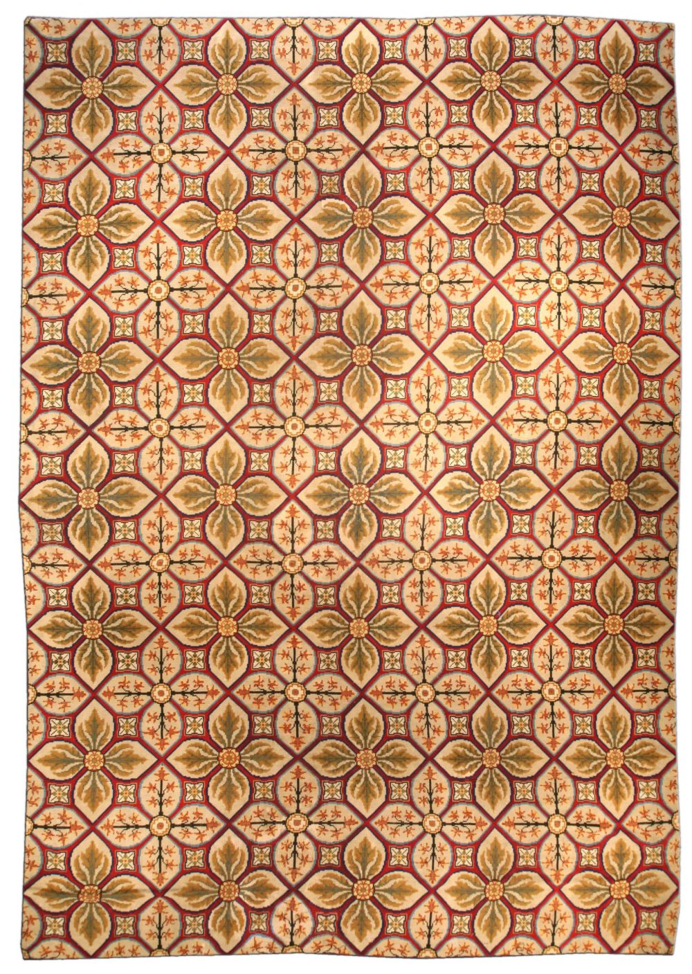 Vintage Needlework Carpet BB4068