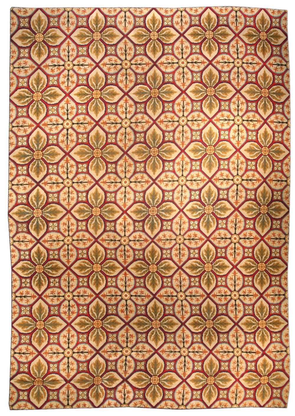 Vintage Needlework Carpet BB4068