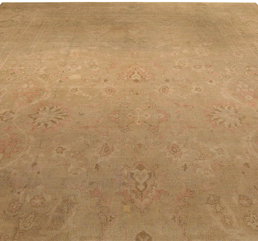 Fine Antique Indian Amritsar Hand Knotted Wool Rug BB4453