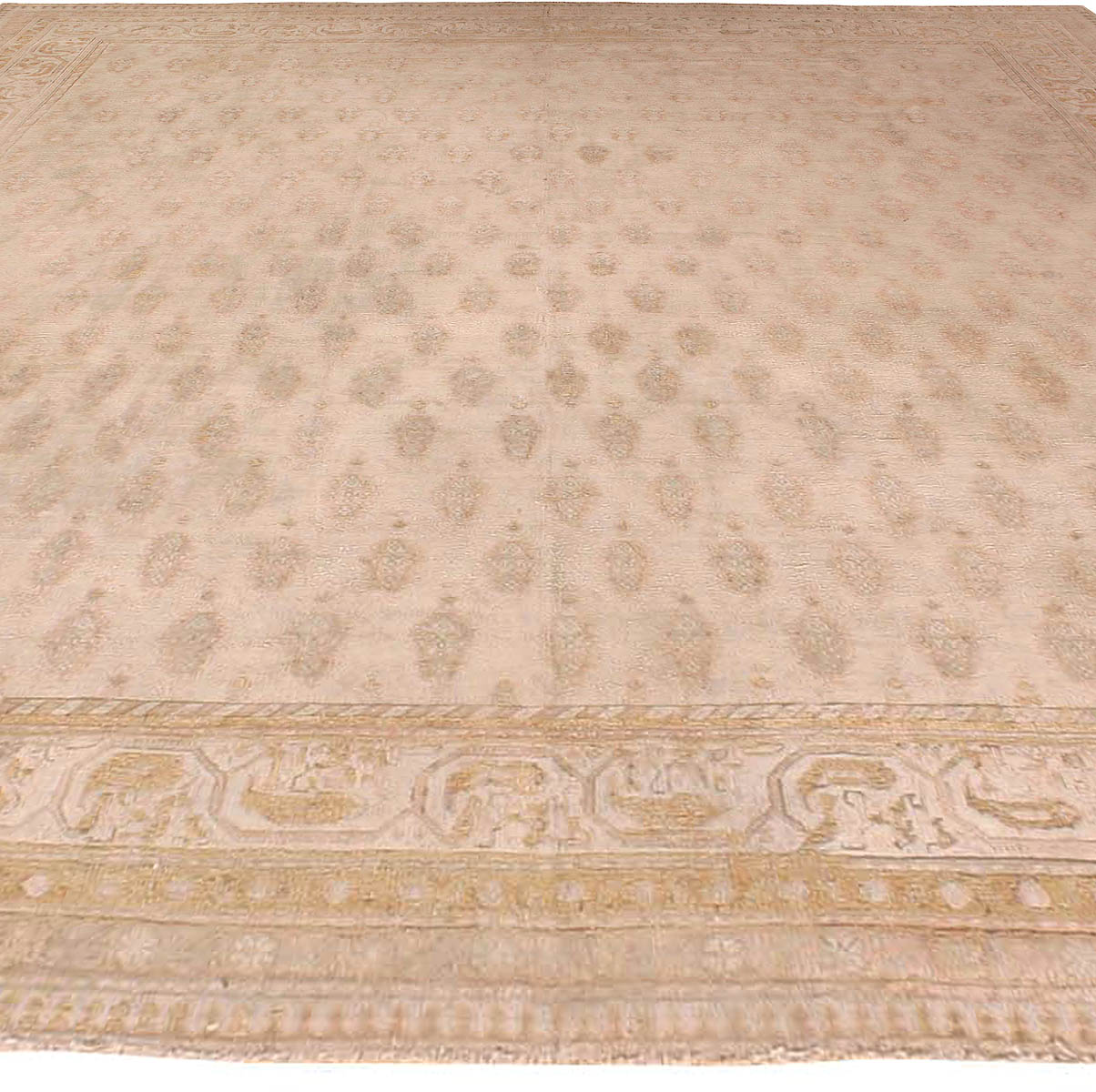 Vintage Indian Cotton Agra Carpet BB2689