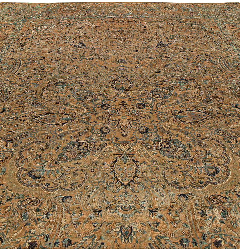 Fine Antique Persian Kirman Handmade Wool Rug BB5929