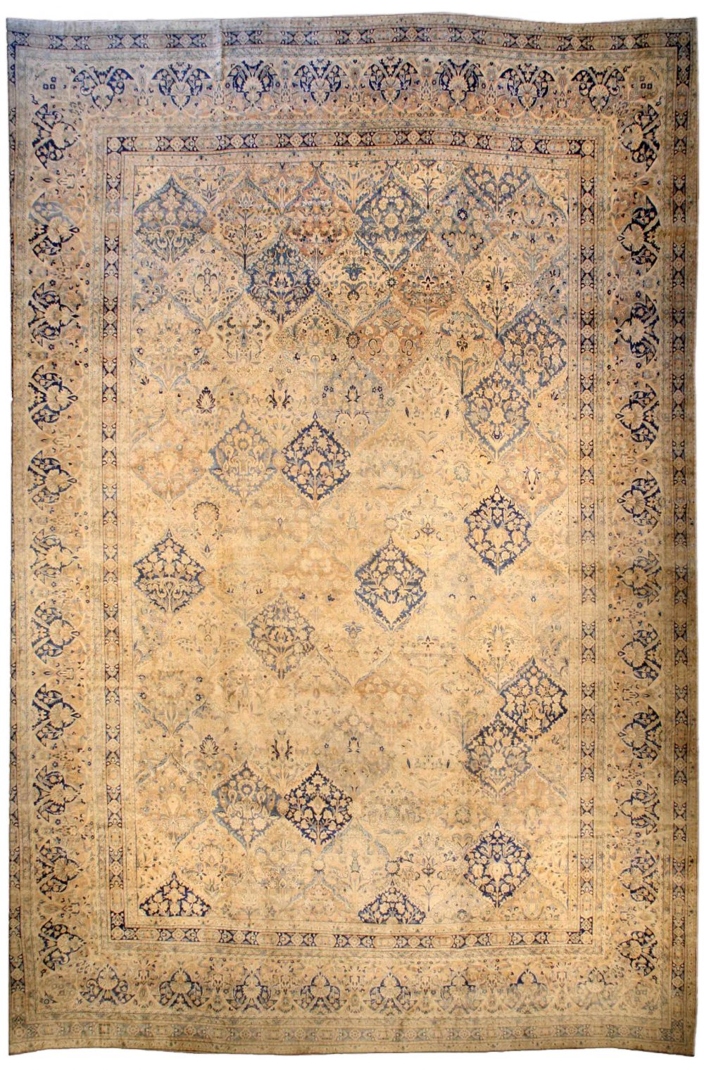 One-of-a-kind Oversized Vintage Persian Kirman Carpet BB3228