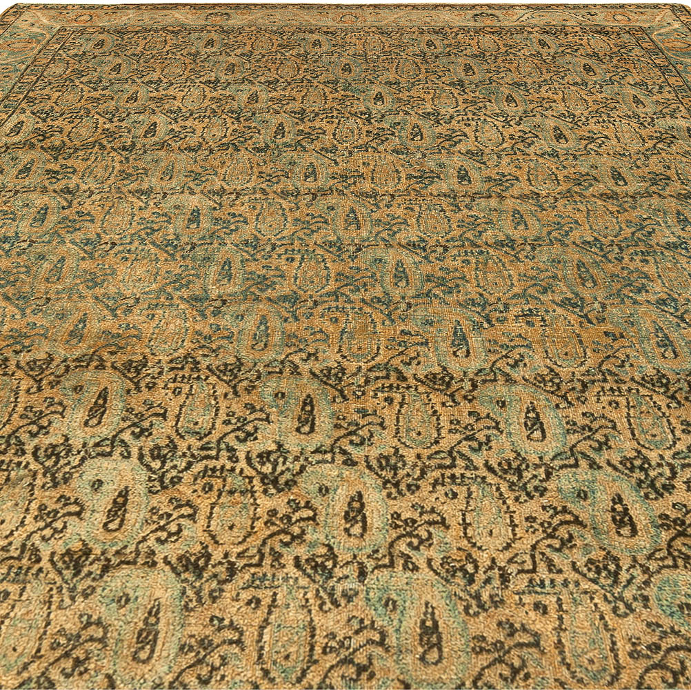 Authentic Persian Kirman Handmade Wool Rug BB5299