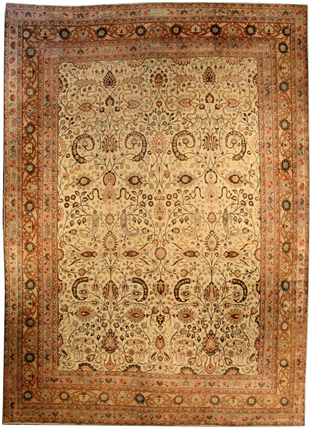 Antique Persian Meshad Carpet BB3866