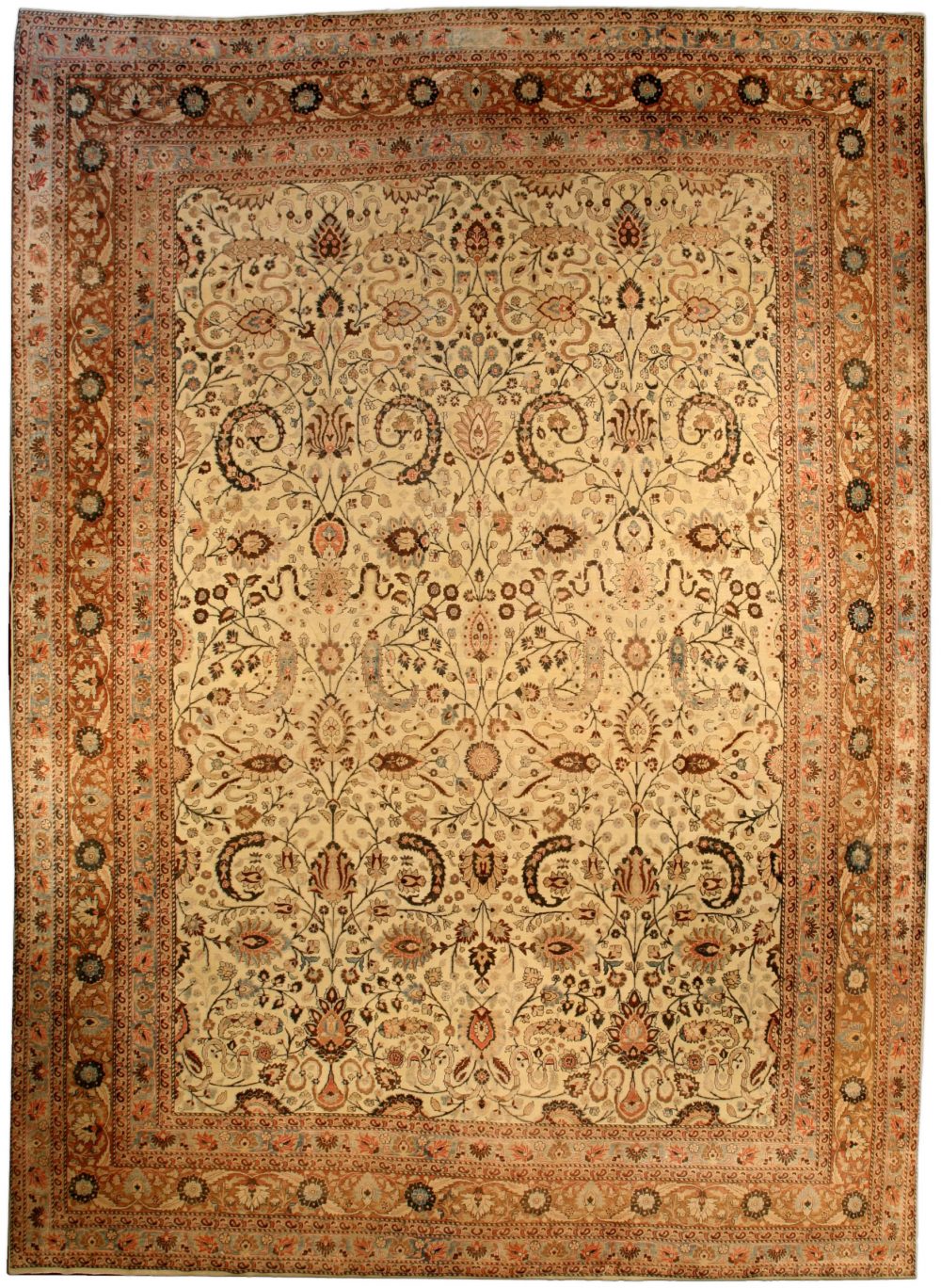 Antique Persian Meshad Carpet BB3866