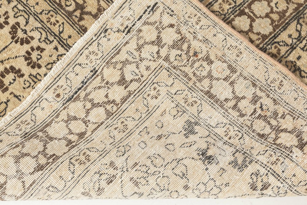 Antique Persian Meshad Handmade Wool Rug BB2287