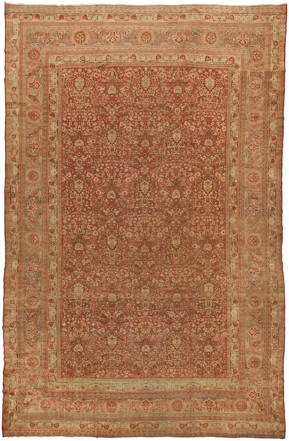 Oversized Antique Persian Meshad Rug BB1888