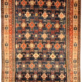 Antique Persian Senneh Rug BB4509