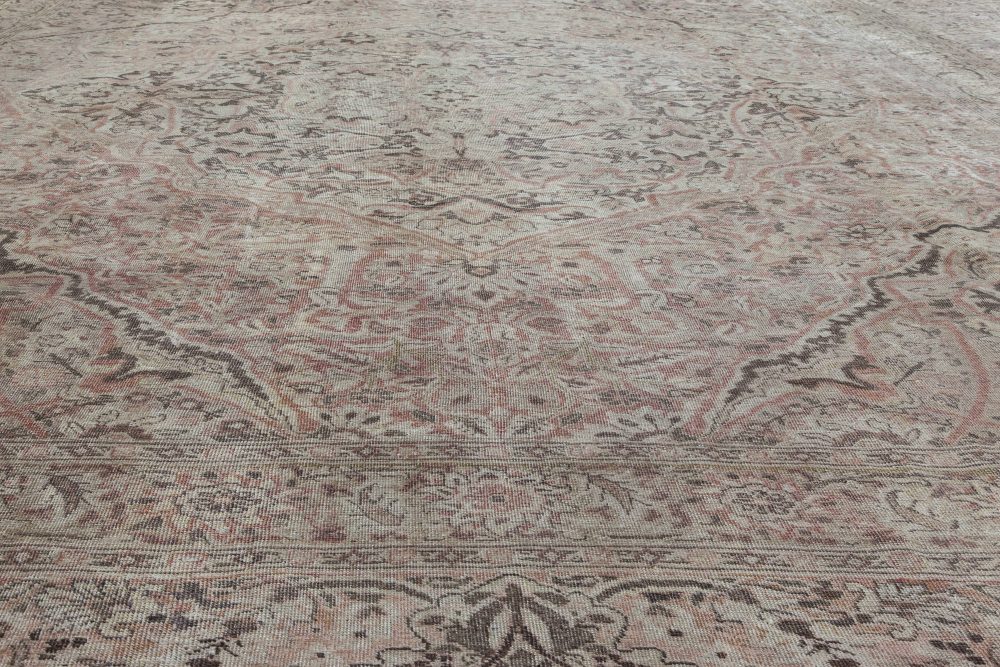 Authentic Persian Tabriz Handmade Wool Carpet BB2556