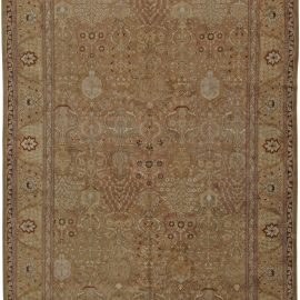 Antique Tabriz Floral Hand-Knotted Wool Rug – Circa 1920 BB5703