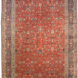 Antique Persian Tabriz Carpet BB3977