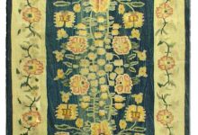 Vintage <mark class='searchwp-highlight'>Russian</mark> Bessarabian Botanic Handmade Wool Rug BB2256