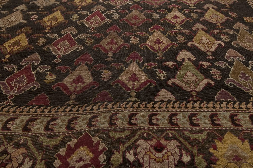 19th Century Russian Karabagh Handmade Wool Rug BB2864