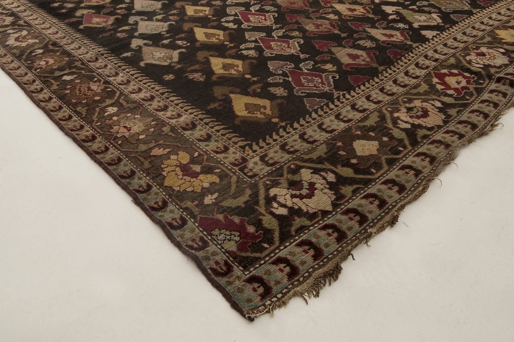 19th Century Russian Karabagh Handmade Wool Rug BB2864