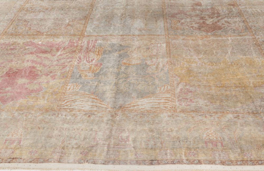 Antique Silk Hereke Rug BB6455