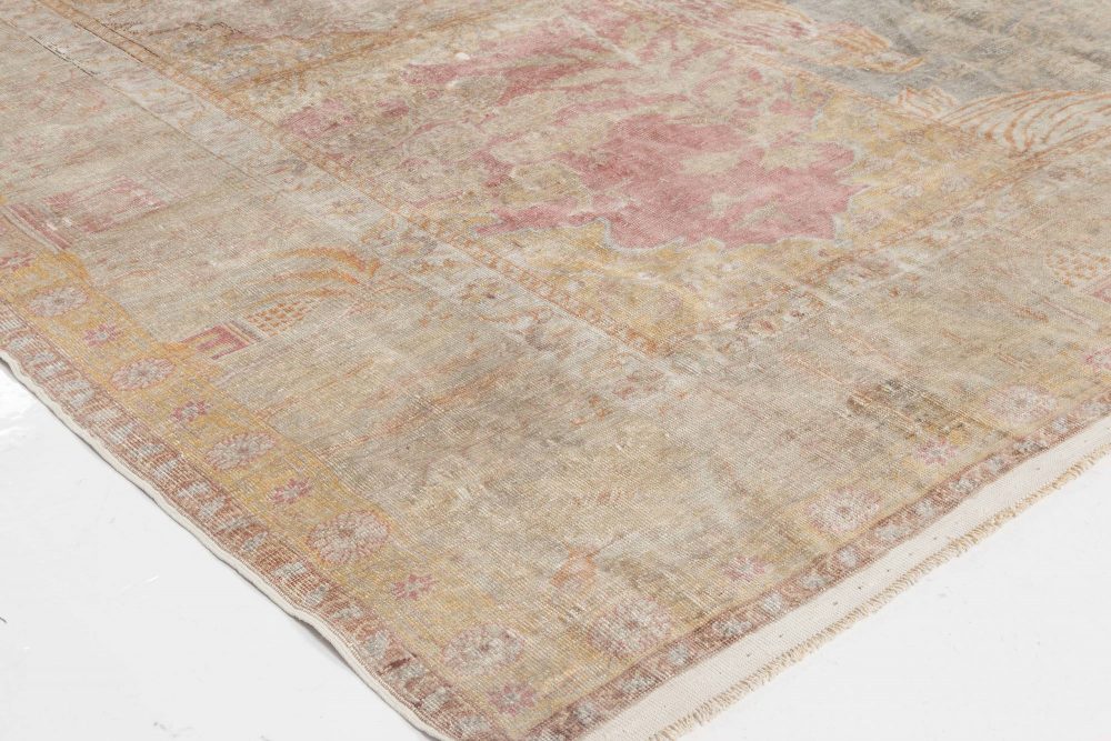 Antique Silk Hereke Rug BB6455