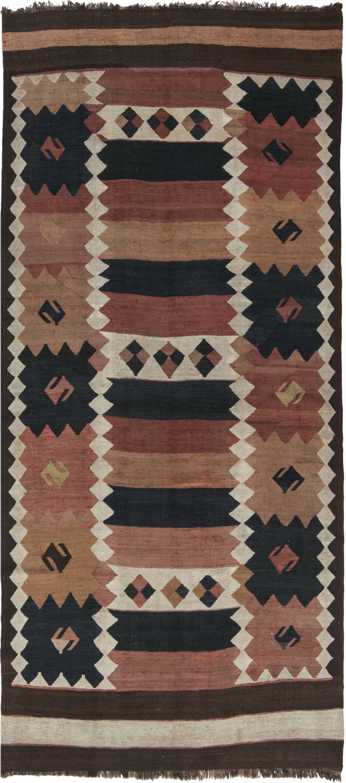 Vintage Etno Labijar Handmade Kilim Rug BB6513