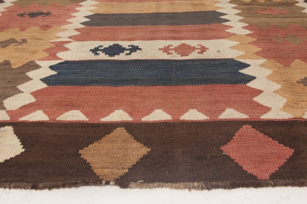 Vintage Etno Labijar Handmade Kilim Rug BB6518