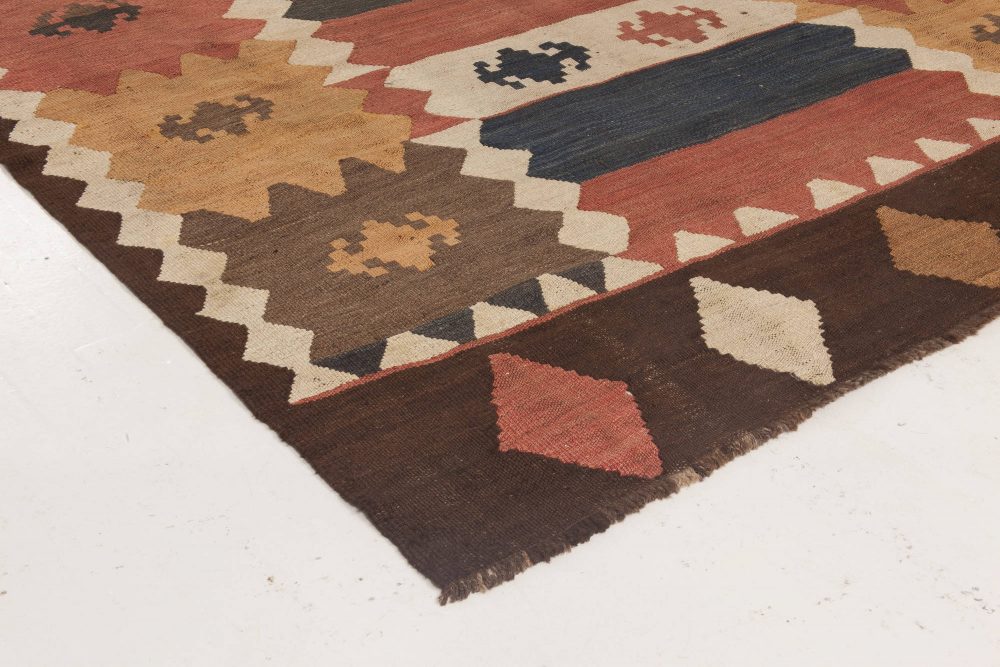 Vintage Etno Labijar Handmade Kilim Rug BB6518