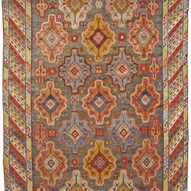 Vintage Hand-Knotted Rug BB4880