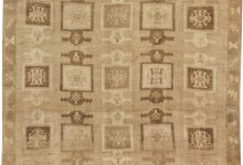 Vintage Turkish Oushak Rug BB4562