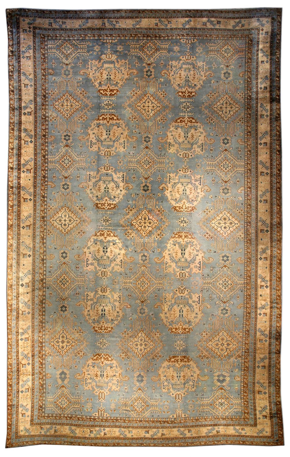 Oversized Antique Turkish Oushak Rug BB3549