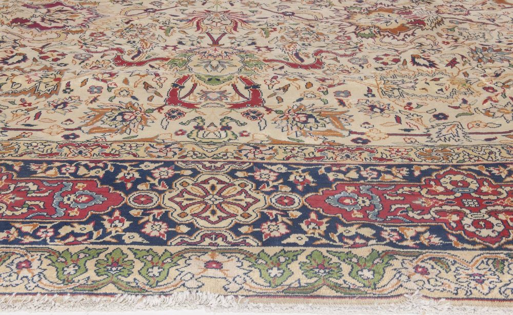Mid-20th century Turkish Sivas Botanic Handmade Wool Carpet BB1683