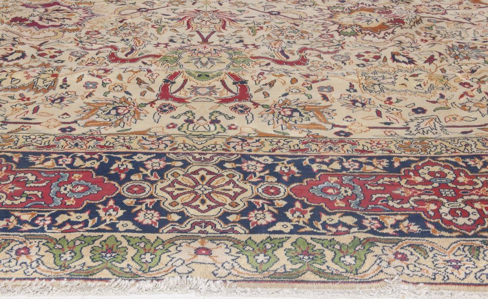 Mid-20th century Turkish Sivas Botanic Handmade Wool Carpet BB1683