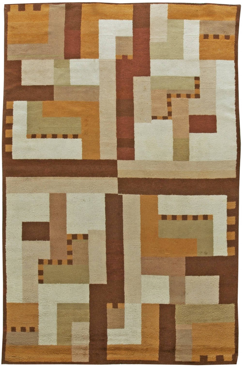 Vintage French Art Deco Rug BB6068