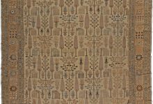 Authentic Persian Bakhtiari Handmade Wool Rug BB5582