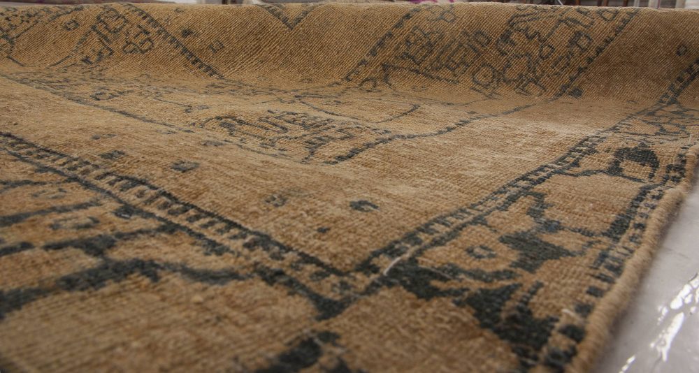 Authentic Persian Kirman Botanic Handmade Wool Rug BB6500