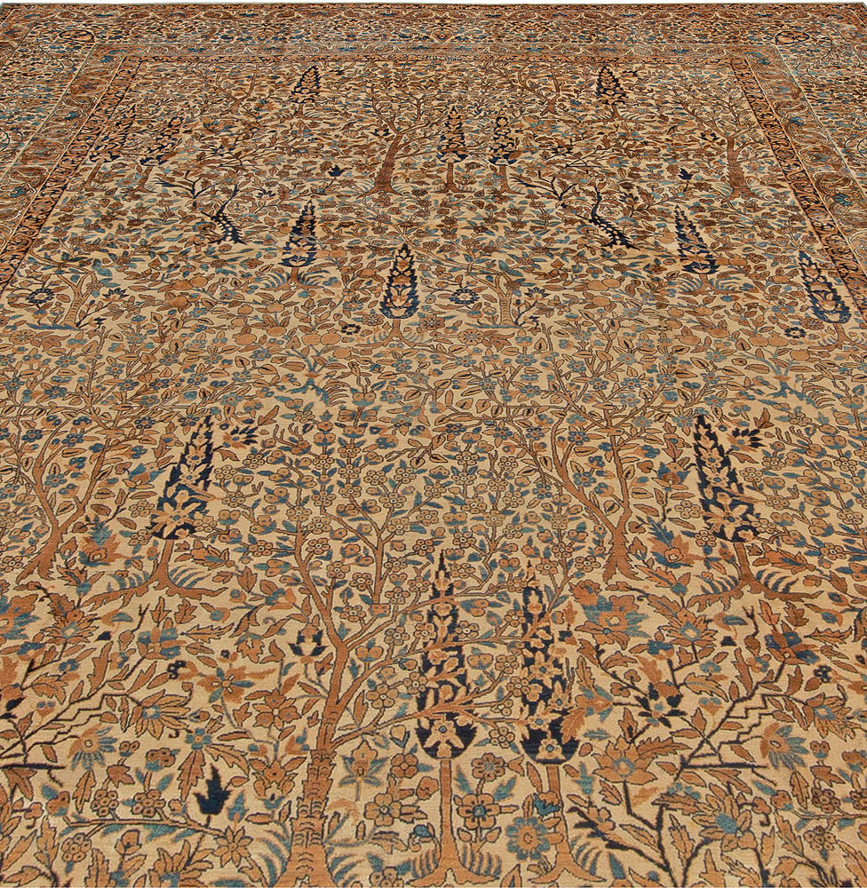 One-of-a-kind Vintage Persian Kirman Carpet BB5541