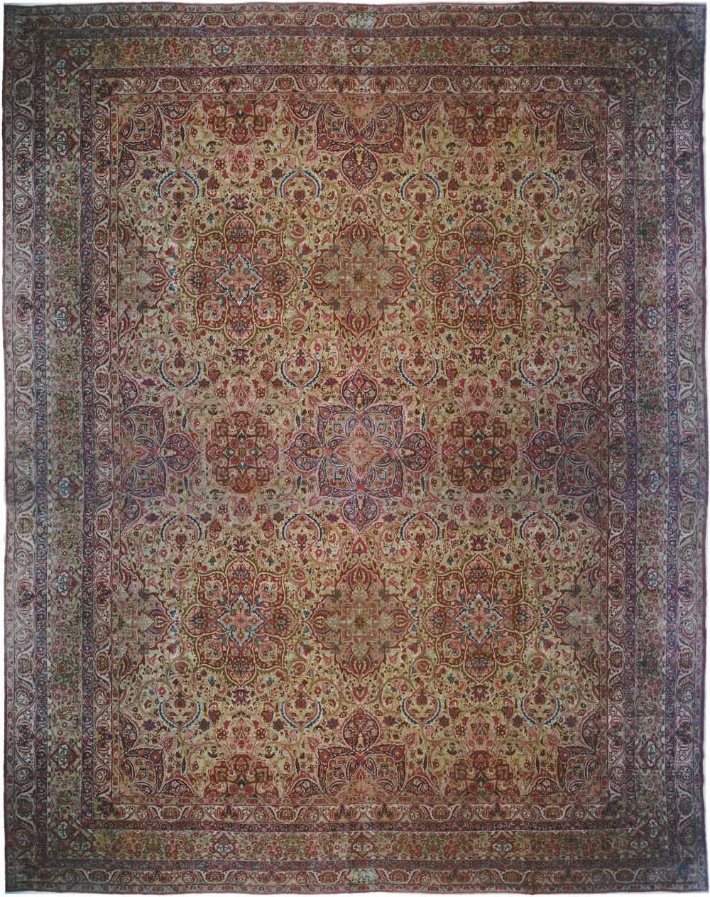 Oversized Antique Persian Kirman Rug BB6070