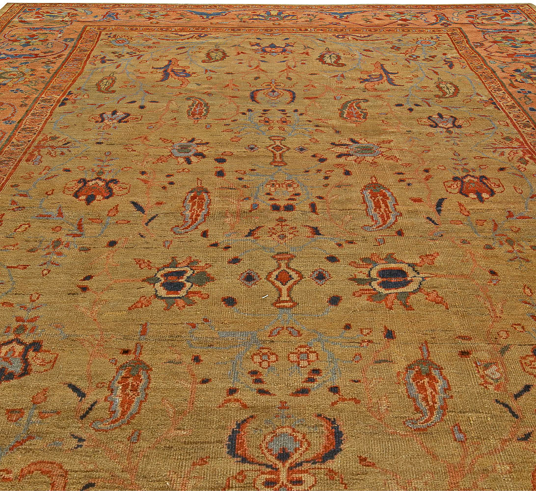 Authentic Early 20th Century Persian Sultanabad Rug BB6134