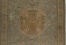 Oversized 19th Century Persian Sultanabad Handmade Wool Rug BB5918