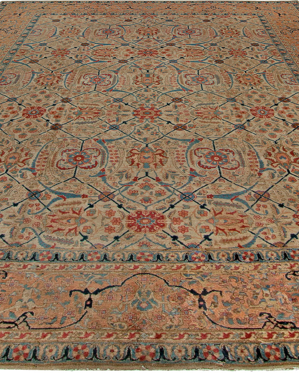 Antique Persian Tabriz Carpet BB5573