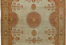 Antique Persian Tabriz Brick Beige, Red, Pale Orange and <mark class='searchwp-highlight'>Chocolate</mark> Brown Rug BB6098