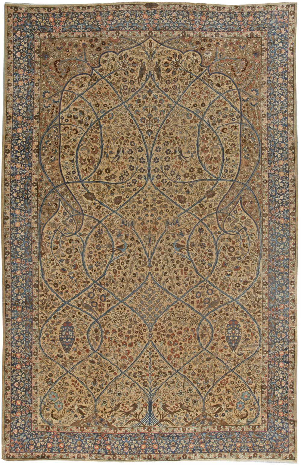 Antique Persian Tabriz Carpet BB5552