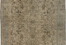Authentic Persian Tabriz Botanic Hand Knotted Wool Rug BB6473