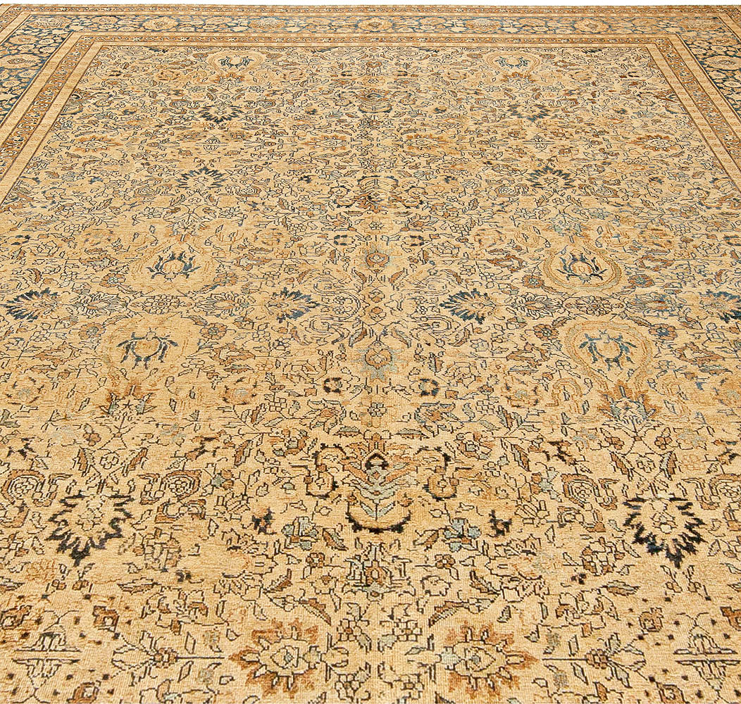 Authentic Persian Tabriz Handmade Wool Rug BB5521