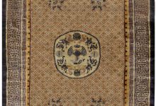 One-of-a-kind Vintage Chinese Oriental <mark class='searchwp-highlight'>Silk</mark> Rug BB5240